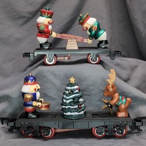 Holiday Nutcracker Express Replacement Train Moving Helpers And Tree Lighting